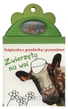 Książeczka z grzechotką. Zwierzęta na wsi [KSIĄŻKA]