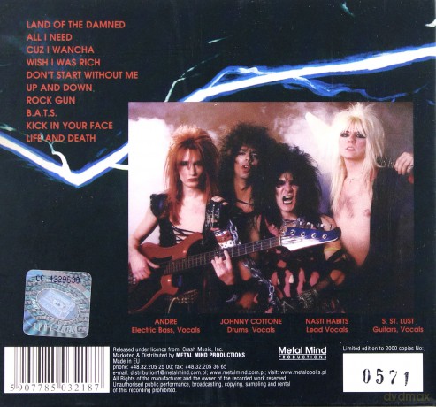 Diamond Rexx: Land Of The Damned (Remastered + Bonus Tracks) (digipack) [CD]