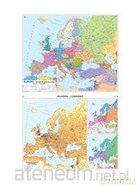 Mapa ścienna - Polityczna/Rozmieszczenie ludności [KSIĄŻKA]