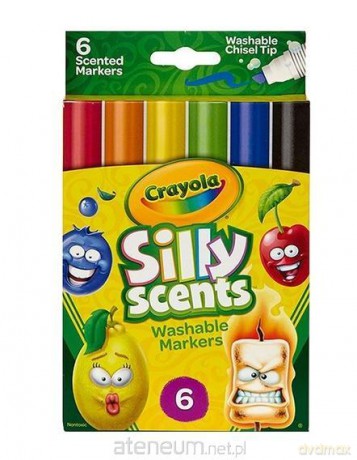 Markery Silly Scents 6 kolorów