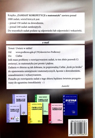 Matematyka Szkoła podstawowa Zbiór zadań otwartych i zamkniętych dla klas 7 i 8 - A. Cewe, M. Krawczyk, A. Magryś-Walczak, H. Nahorska [KSIĄŻKA]