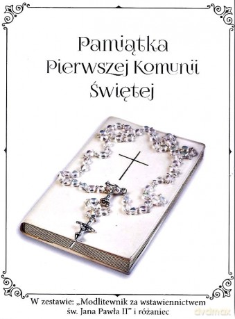 Modlitewnik z różańcem. Pamiątka I Komunii Świętej [KSIĄŻKA]