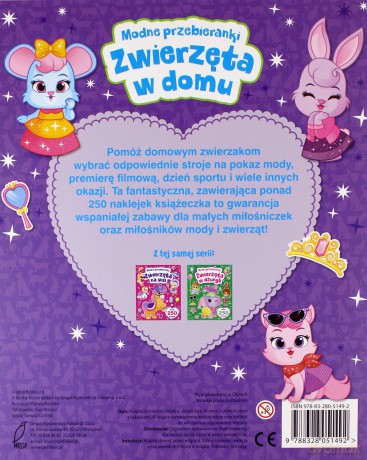 Modne przebieranki. Zwierzęta w domu [KSIĄŻKA]
