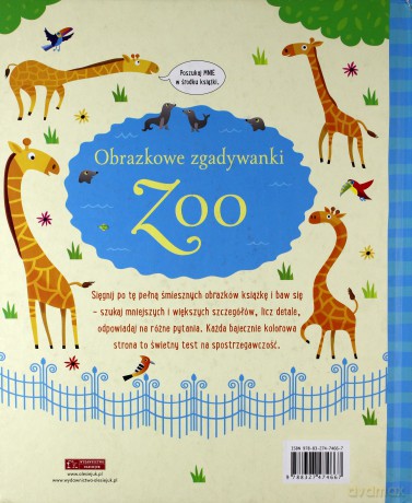 Obrazkowe zgadywanki. Zoo [KSIĄŻKA]