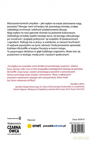 Pasożyty w moim mózgu. Jak małe stworzenia - Kathleen McAuliffe [KSIĄŻKA]