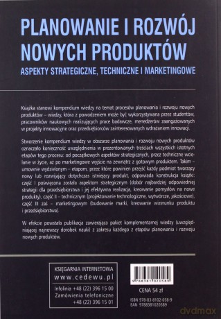 Planowanie i rozwój nowych produktów - Marek Wirkus, Anna M. Lis [KSIĄŻKA]
