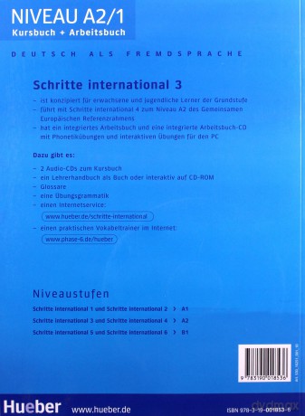 Schritte International 3 podręcznik+ćwiczenie [KSIĄŻKA]