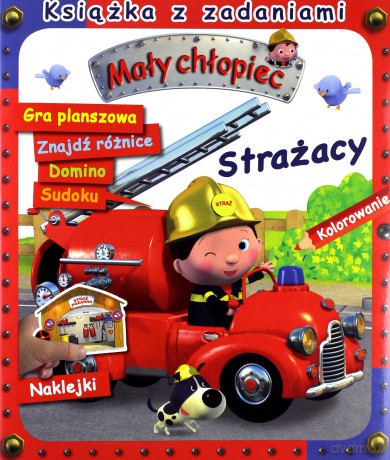 Strażacy. Książka z zadaniami. Mały chłopiec - Agathe Clair, Emilie Beaumont [KSIĄŻKA]