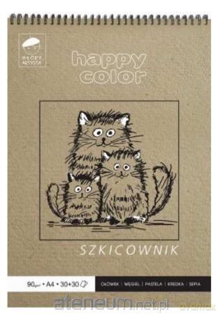 Szkicownik na spirali A4/60K 80/90 g