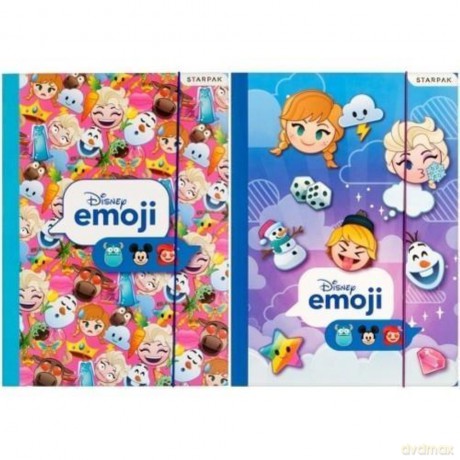 Teczka z gumką A4 Emoji Frozen (wysyłka losowa)