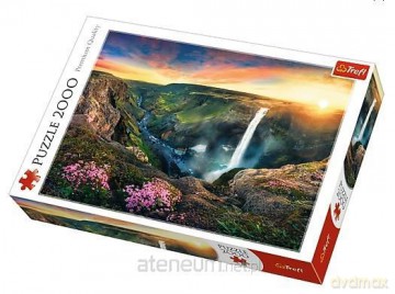 TREFL 2000 el. Wodospad Haifoss, Islandia (27091) [PUZZLE]