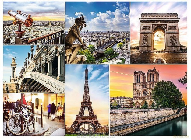 TREFL 3000 el. Magia Paryża Kolaż (33065) [PUZZLE]