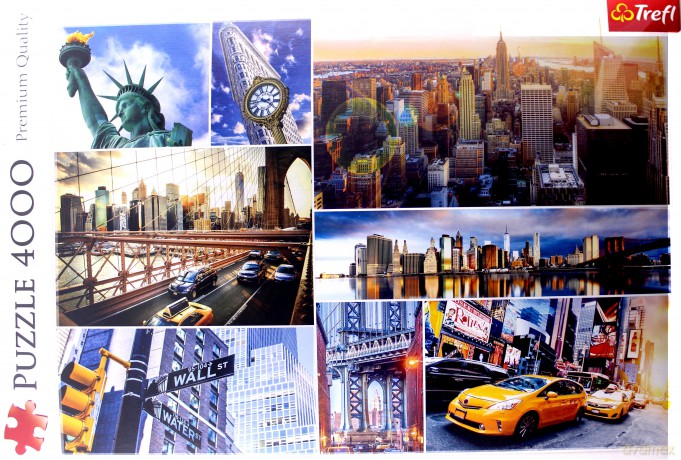 TREFL 4000 el. Nowy Jork Kolaż (45006) [PUZZLE]