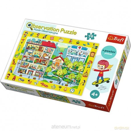 TREFL 70 el. Obserwacyjne Odwiedzamy miasto [PUZZLE]