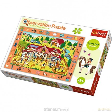 TREFL 70 el. Obserwacyjne Odwiedzamy stadninę koni [PUZZLE]