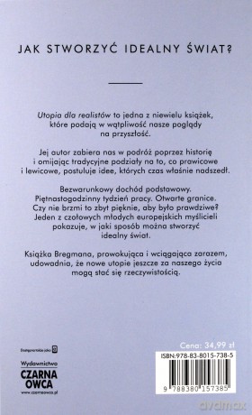 Utopia dla realistów. Jak zbudować idealny świat - Rutger Bregman [KSIĄŻKA]