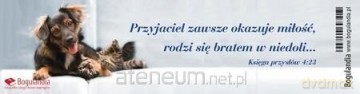 Zakładka do książki - Przyjaciel zawsze okazuje