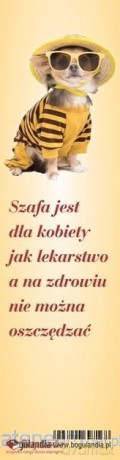 Zakładka do książki - Szafa jest dla kobiety jak