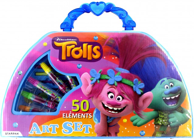 Zestaw artystyczny 50 el. Trolls