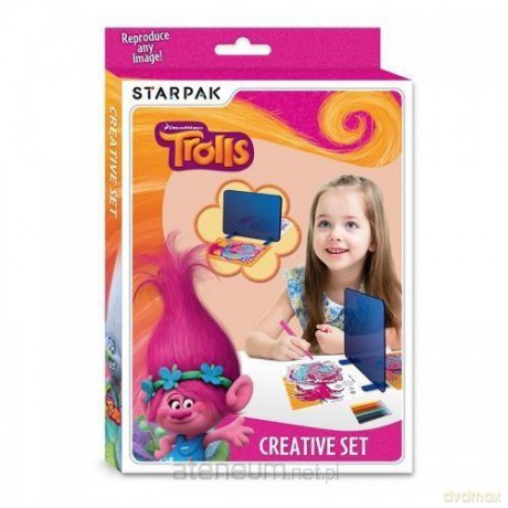 Zestaw kreatywny magiczne lusterko Trolls