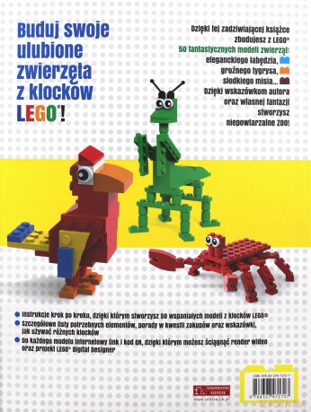 Zoo LEGO. 50 modeli zwierząt dla dzieci [KSIĄŻKA]
