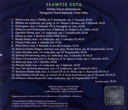 Sławcie Usta [CD]