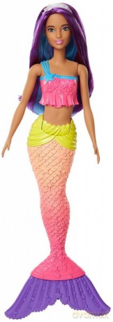 Barbie Syrenka z Krainy Tęczy Fioletowa