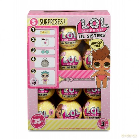 L.O.L Laleczka Niespodzianka Siostrzyczki S3-1 1x24 sztuki [FIGURKA]