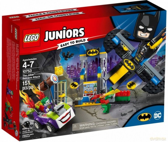 LEGO Atak Jokera na jaskinię Batmana (10753) [KLOCKI]