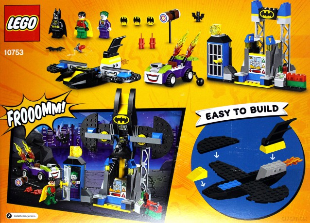LEGO Atak Jokera na jaskinię Batmana (10753) [KLOCKI]