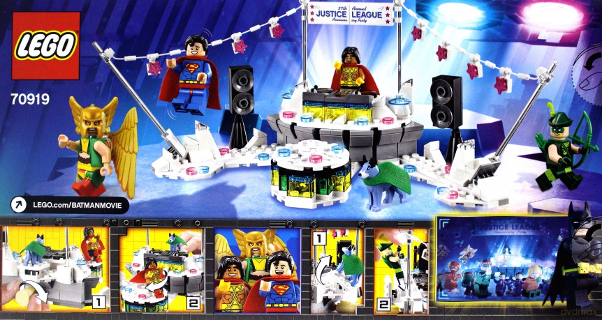 LEGO Batman Movie Impreza Ligi Sprawiedliwości (70919) [KLOCKI]