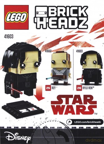 LEGO BrickHeadz Kylo Ren (Gwiezdne Wojny) (41603) [KLOCKI]
