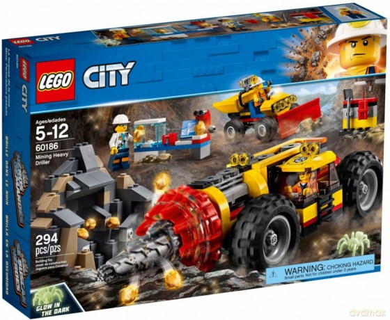 LEGO City Ciężkie wiertło górnicze (60186) [KLOCKI]