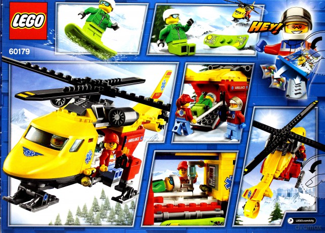 LEGO City Helikopter medyczny (60179) [KLOCKI]