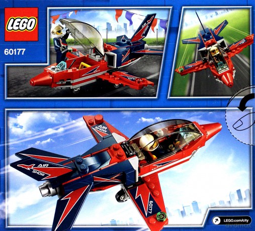 LEGO City Odrzutowiec pokazowy (60177) [KLOCKI]