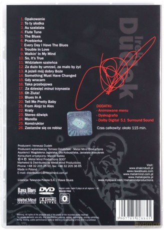 Irek Dudek (Shakin' Dudi): Ty Wciąż Taki Sam Od 30 Lat [DVD]