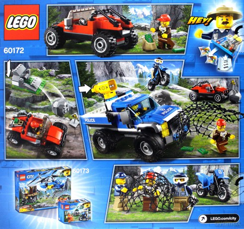 LEGO City Pościg górską drogą (60172) [KLOCKI]