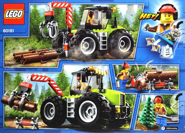 LEGO City Traktor leśny (60181) [KLOCKI]