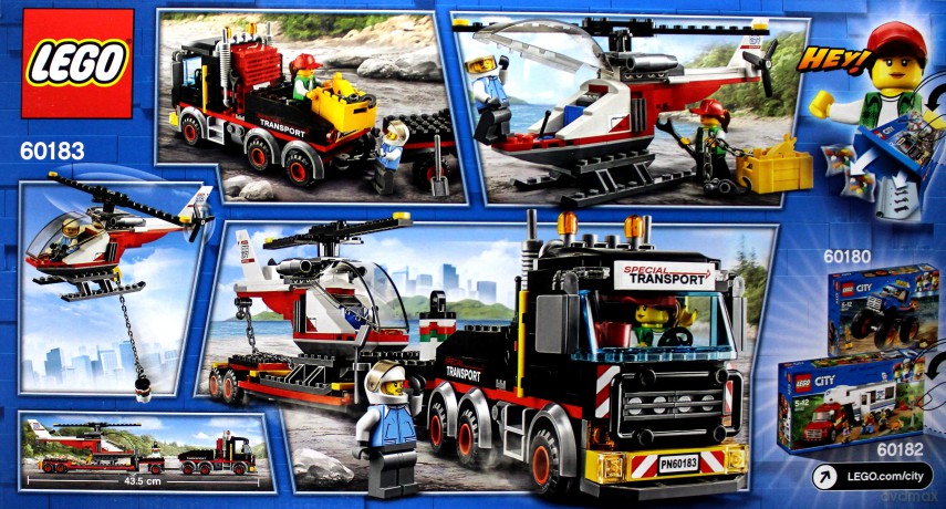 LEGO City Transporter ciężkich ładunków (60183) [KLOCKI]
