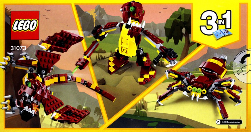 LEGO Creator Mityczne stworzenia (31073) [KLOCKI]