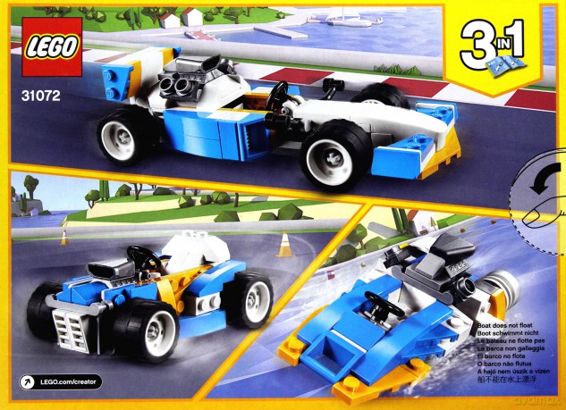 LEGO Creator Potężne silniki (31072) [KLOCKI]