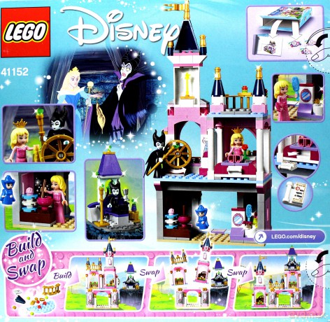 LEGO Disney Princess Bajkowy zamek Śpiącej Królewny (41152) [KLOCKI]