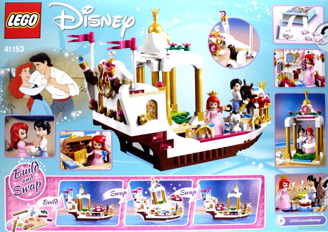 LEGO Disney Princess Uroczysta łódź Ariel (41153) [KLOCKI]