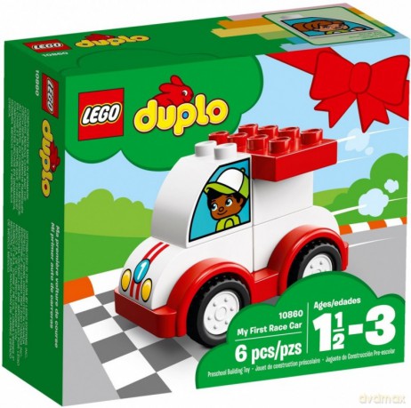 LEGO DUPLO Moja pierwsza wyścigówka [KLOCKI]