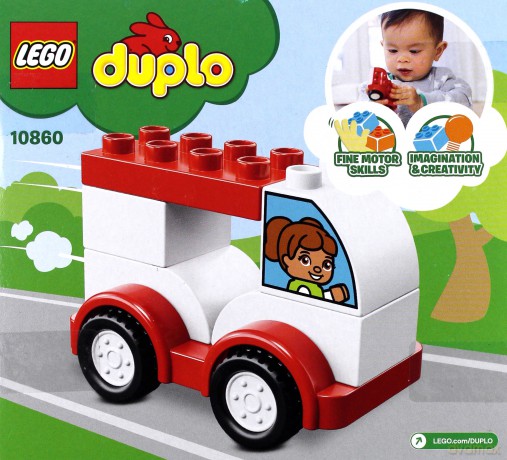 LEGO DUPLO Moja pierwsza wyścigówka [KLOCKI]