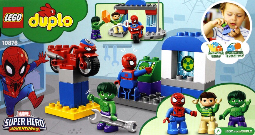 LEGO DUPLO Przygody Spider-Mana i Hulka (10876) [KLOCKI]