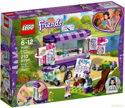LEGO Friends Stoisko z rysunkami Emmy (41332) [KLOCKI]