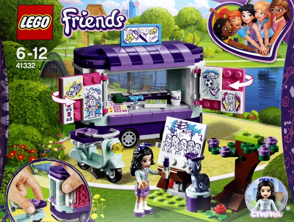LEGO Friends Stoisko z rysunkami Emmy (41332) [KLOCKI]