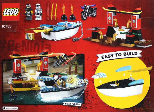 LEGO Juniors Wodny pościg Zane'a (10755) [KLOCKI]