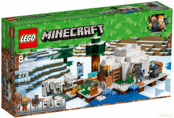 LEGO Minecraft Iglo niedźwiedzia polarnego (21142) [KLOCKI]